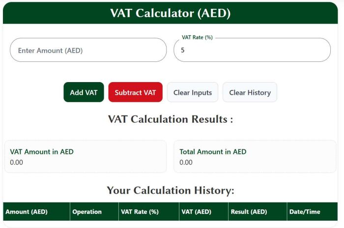 Evat Calculator