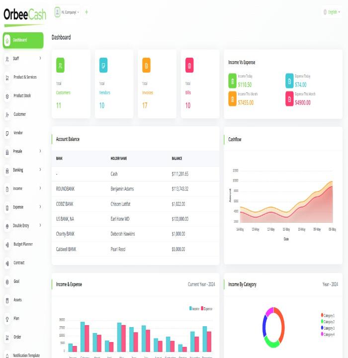 OrbeeCash Accounting Software